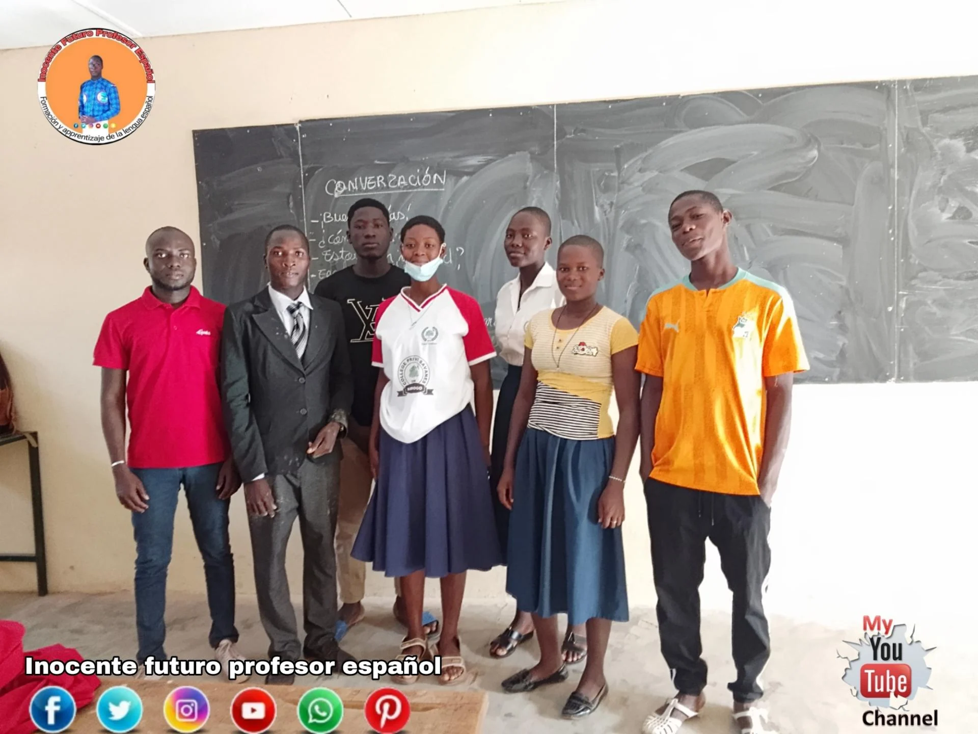 Présentation club d'espagnol et associations Korhogo